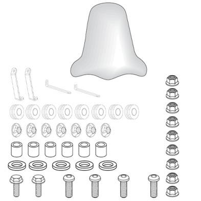 GIVI A440A Windscreen Mounting Kit