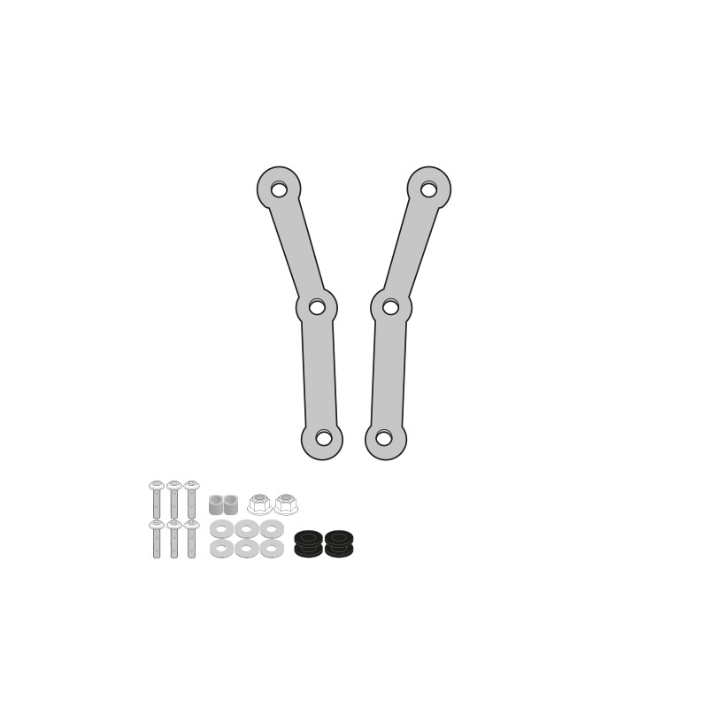 GIVI KIT DE MONTAJE CUPULA D6125KIT