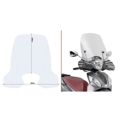 GIVI D6116ST Windscreen