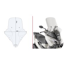 GIVI Windscreen 6115DT