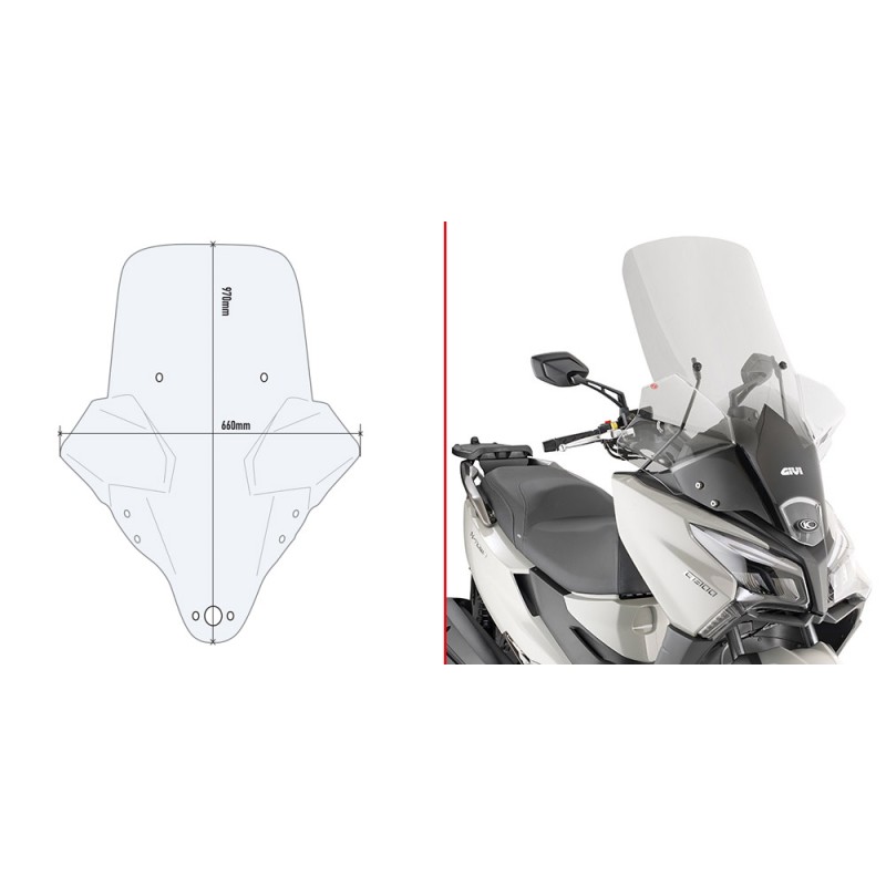 GIVI CUPULA 6115DT