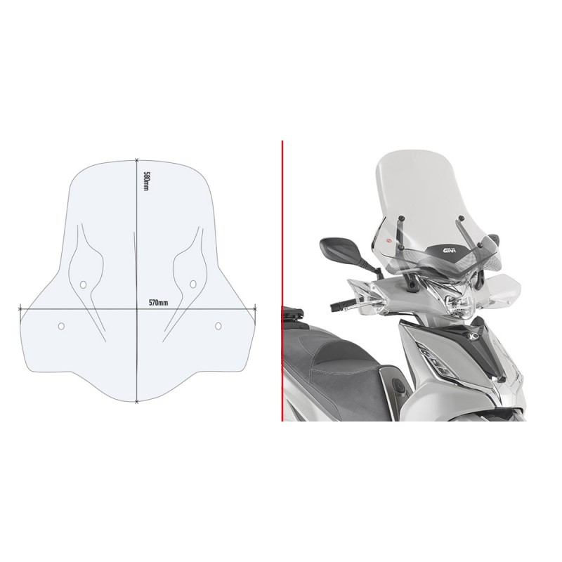 GIVI CUPULA 6114DT