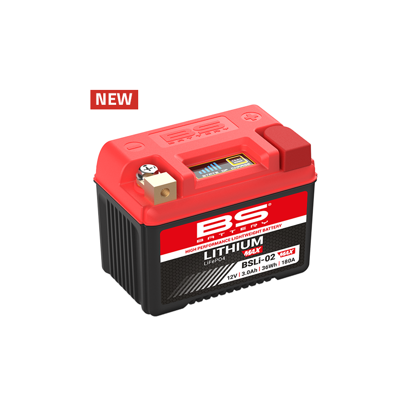 BS-BATTERY BSLI-02 MAX LITHIUM BATTERY