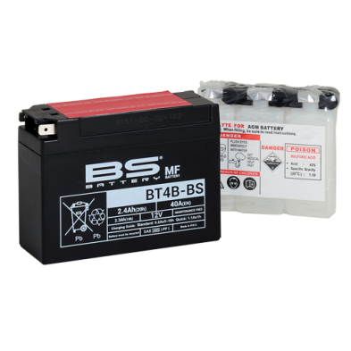 BS-BATTERY AGM BATTERY BT4B-BS