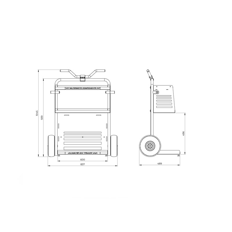 VALTER MOTO CARRITO DE PIT LANE AR49S21