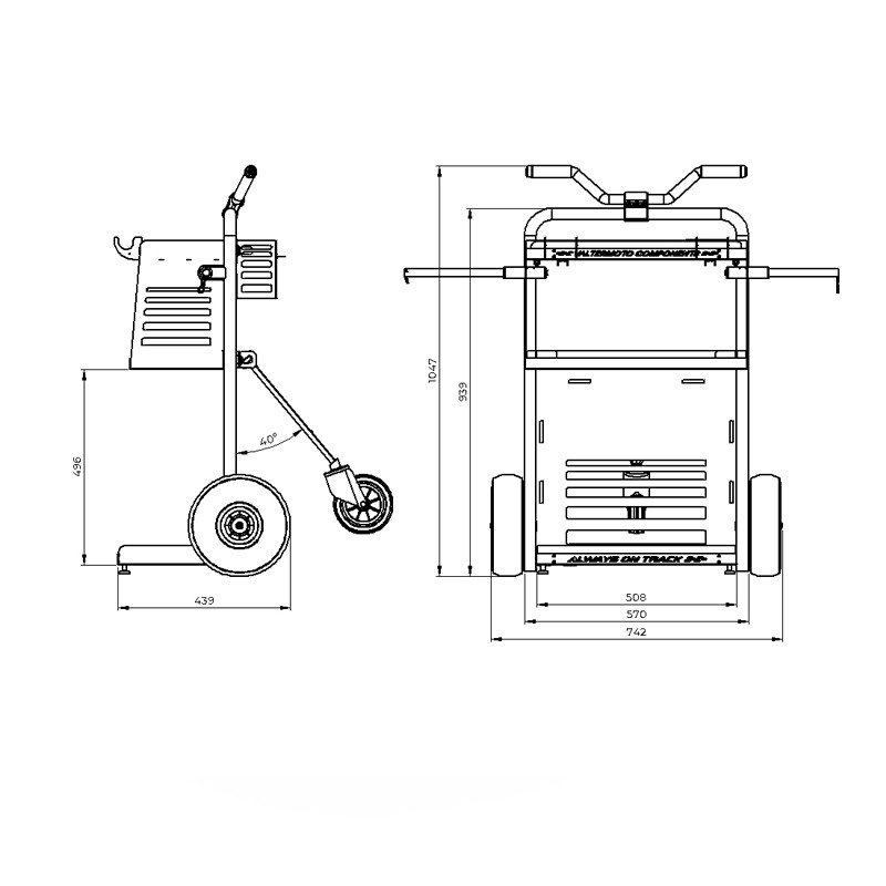 VALTER MOTO PIT LANE MONSTER CART AR49X21