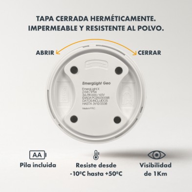 LUZ DE EMERGENCIA EMERGLIGHT X V16