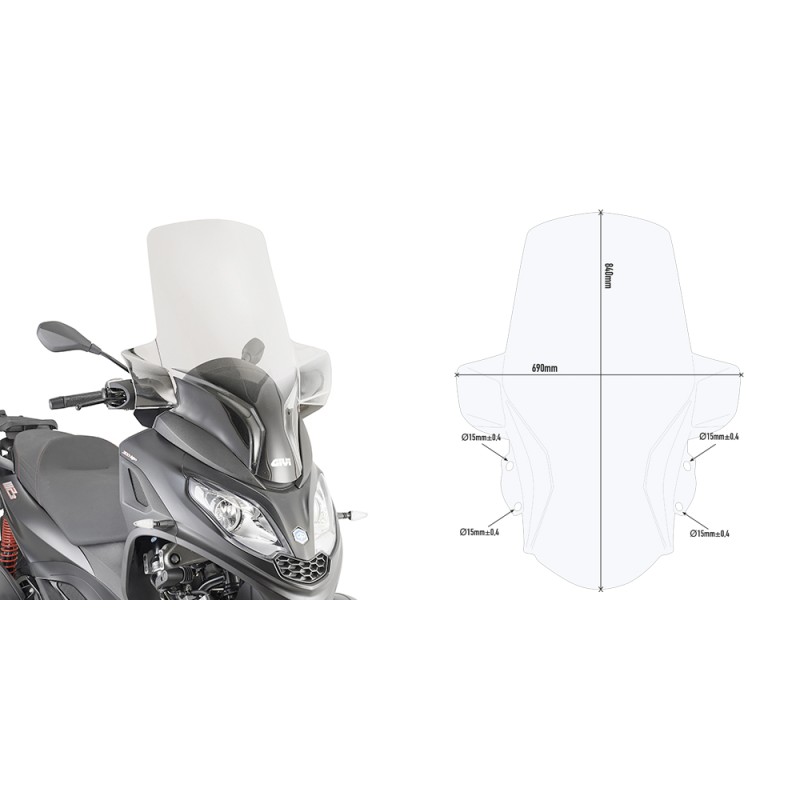 GIVI CUPULA D5614ST