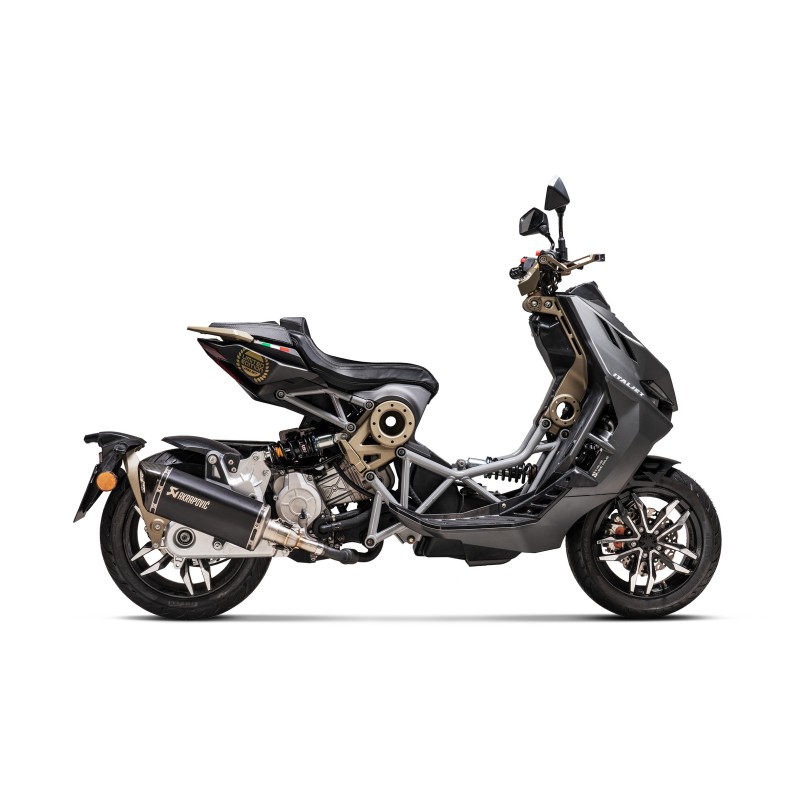 AKRAPOVIC SLIP-ON HOMOLOGADO S-IT125SO1-HRTBL