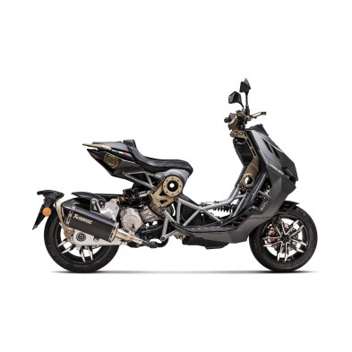 AKRAPOVIC SLIP-ON HOMOLOGATED S-IT125SO1-HRTBL