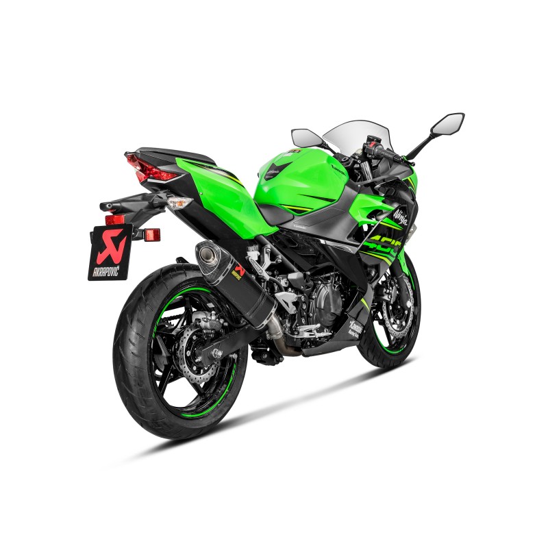 Exhaust Akrapovic slip-on carbon for Ninja 250SL | BeRacing1