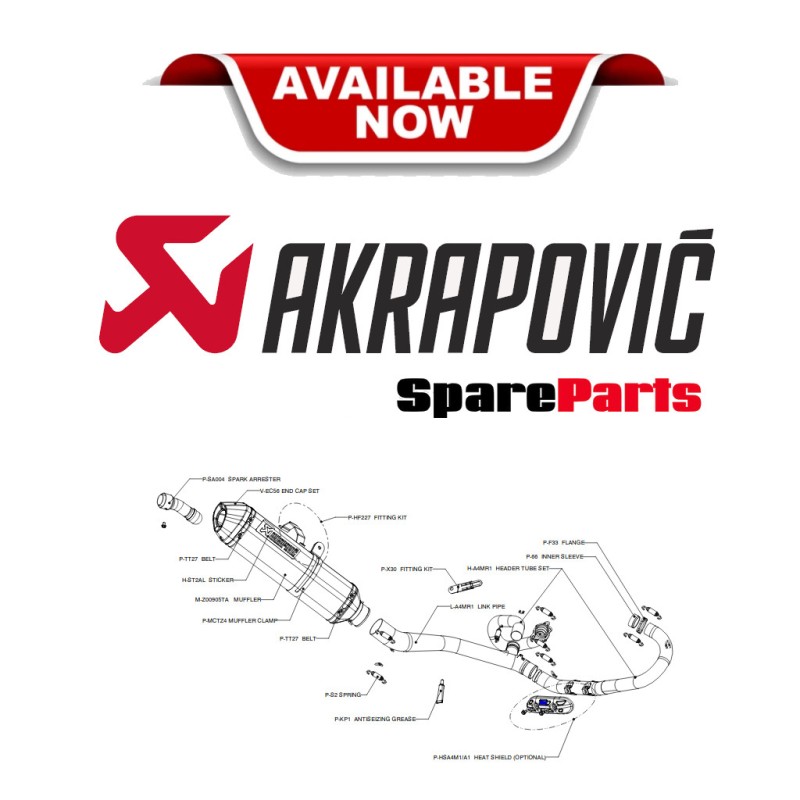 AKRAPOVIC SISTEMA COMPLETO S-S13R2-RC