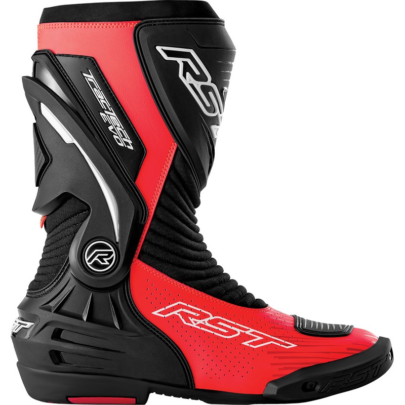 RST TRACTECH EVO D3O BOOTS BLACK-RED