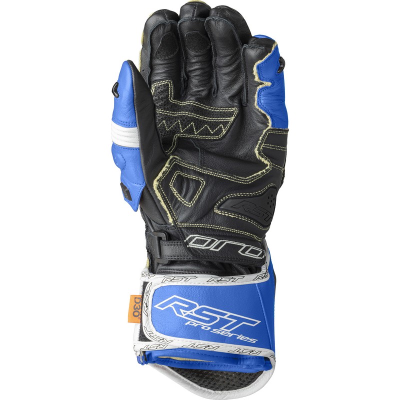 RST PRO SERIES GP D30 WHITE- BLUE GLOVES