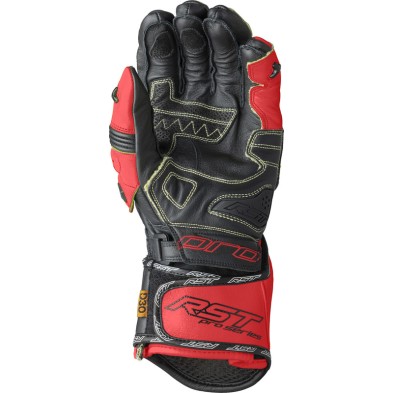 RST PRO SERIES GP D30 BLACK- RED GLOVES