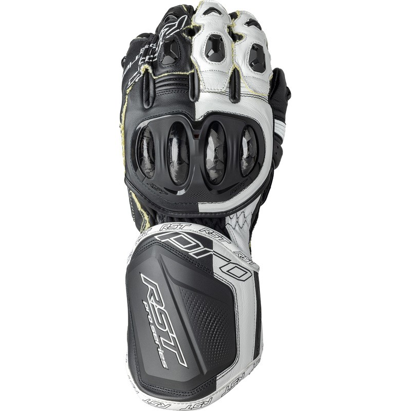 RST PRO SERIES GP D30 BLACK- WHITE GLOVES