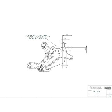 SPIDER ESTRIBERAS PANIGALE V2 2025 PLATEADAS