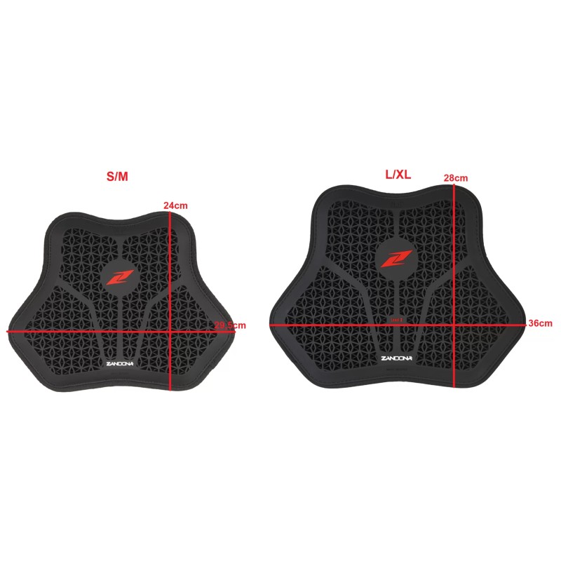 ZANDONA NETCUBE ARMOUR CHEST L/XL 7077BKUNBK