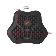 ZANDONA NETCUBE ARMOUR CHEST S/M 7077BKUNBK 2