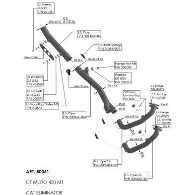 LEO VINCE HEADERS 80061