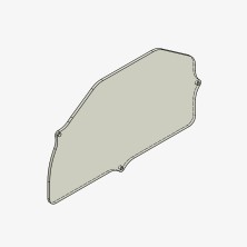 PMMA glass spare part 2D