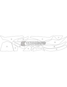 Paint Protection Kit: Yamaha YZF-R1 2015-2019 2