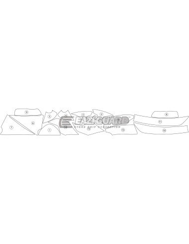 Paint Protection Kit: Yamaha YZF-R6 2008-2016
