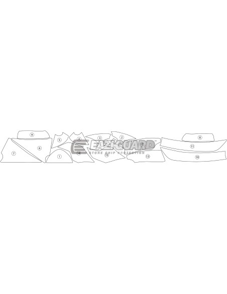 Paint Protection Kit: Yamaha YZF-R6 2008-2016
